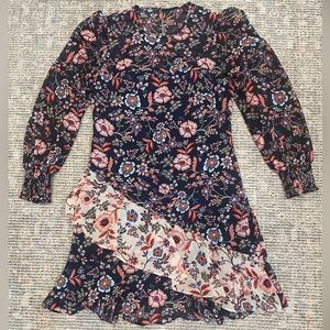 Eliza J Floral long sleeve dress- size 6